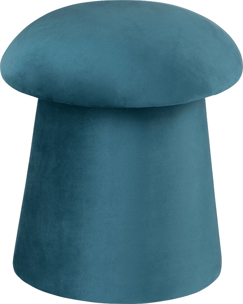 Aventurine Teal Storage Ottoman