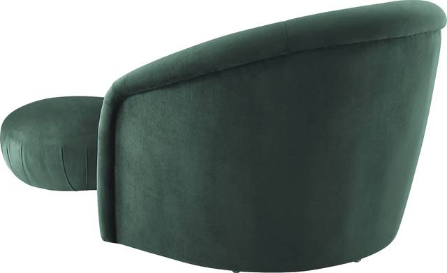 Avera Elle Green Accent Chair and Ottoman Set - Thumbnail - Image 3