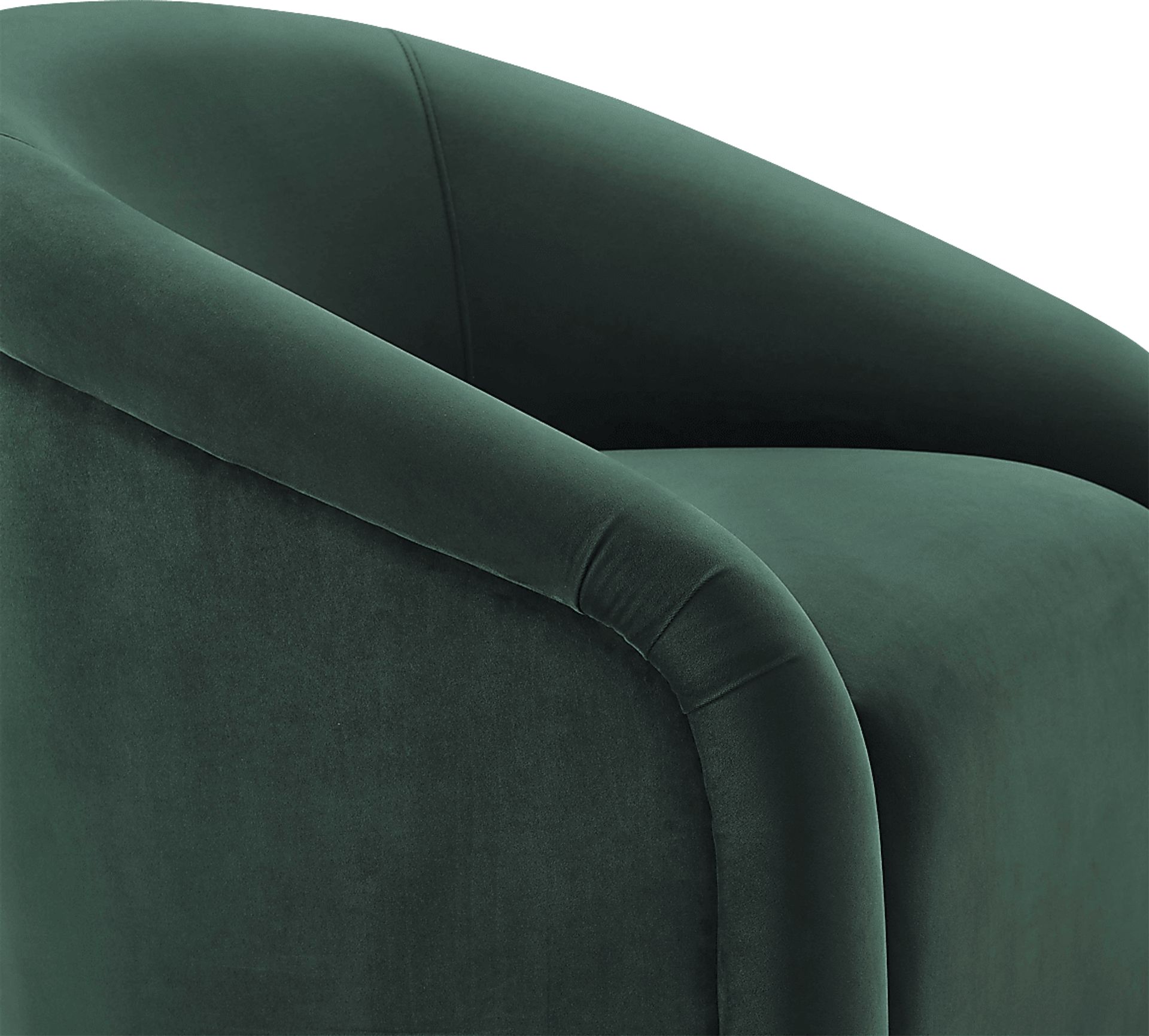 Avera Elle Green Accent Chair and Ottoman Set - Image 4