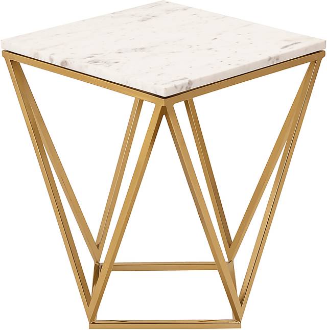 Idellan White End Table - Thumbnail - Image 2