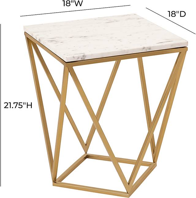 Idellan White End Table - Thumbnail - Image 6