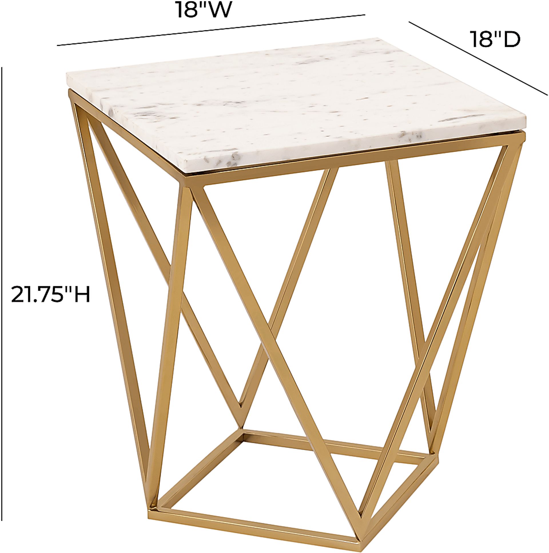 Idellan White End Table - Image 6