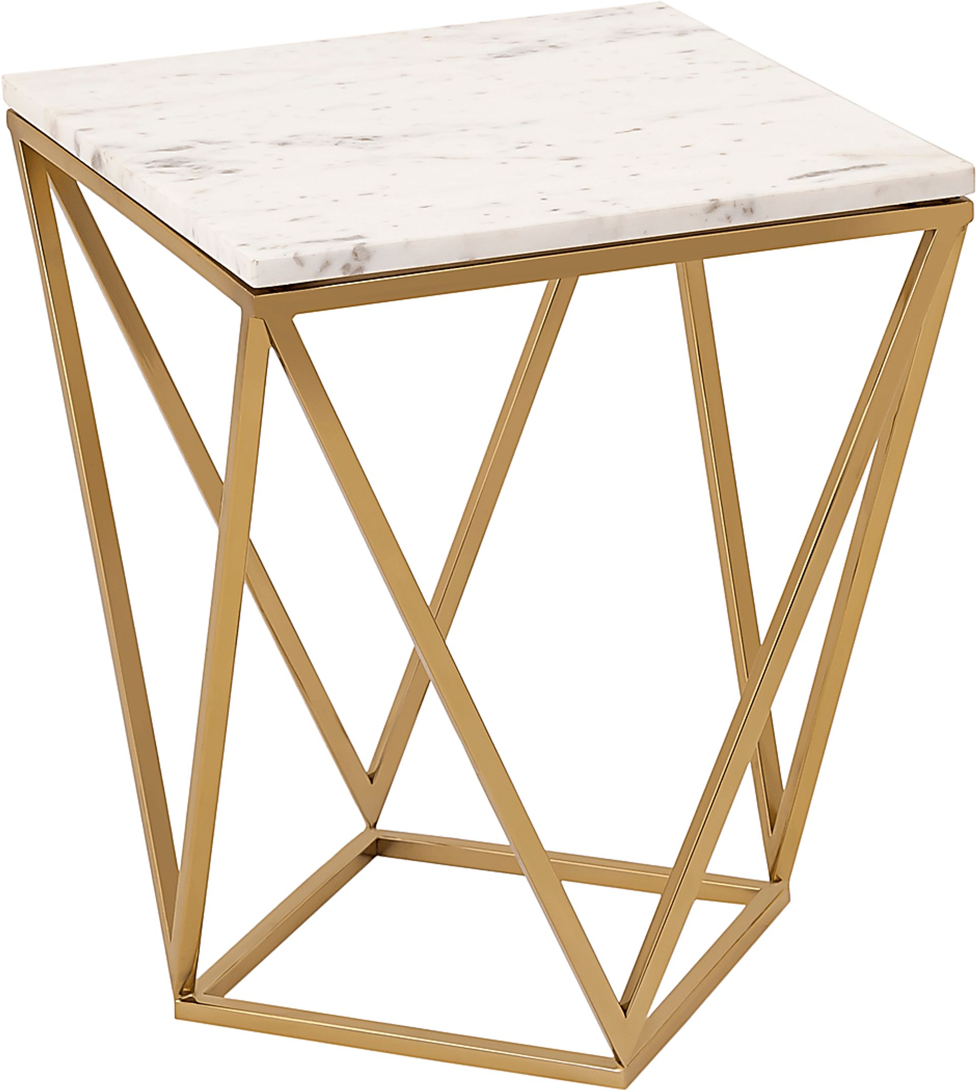 Idellan White End Table - Image 1