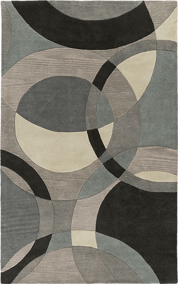 Avere Black 6' x 9' Rug