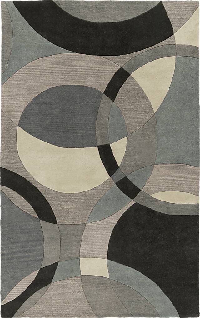 Avere Black 6' x 9' Rug - Thumbnail - Image 1