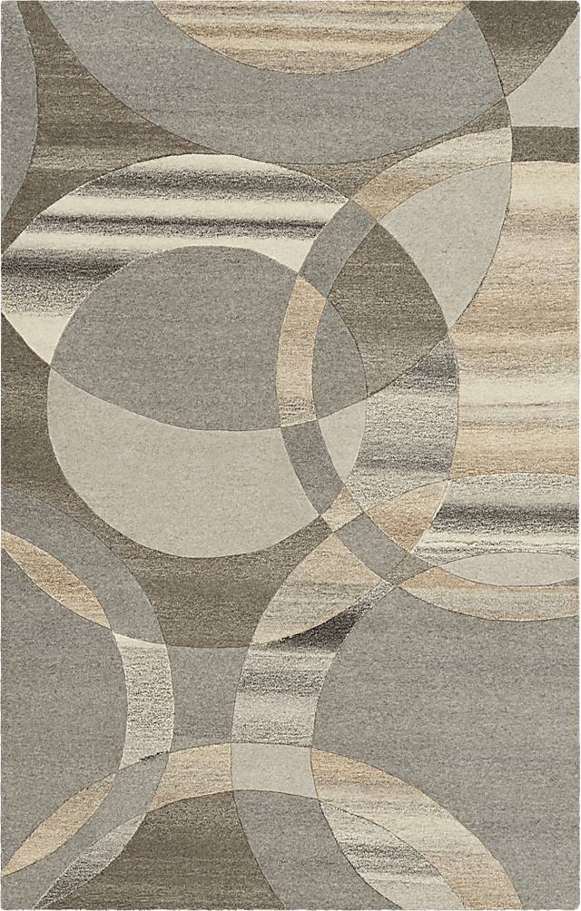 Avere Taupe 8' x 11' Rug - Thumbnail - Image 1