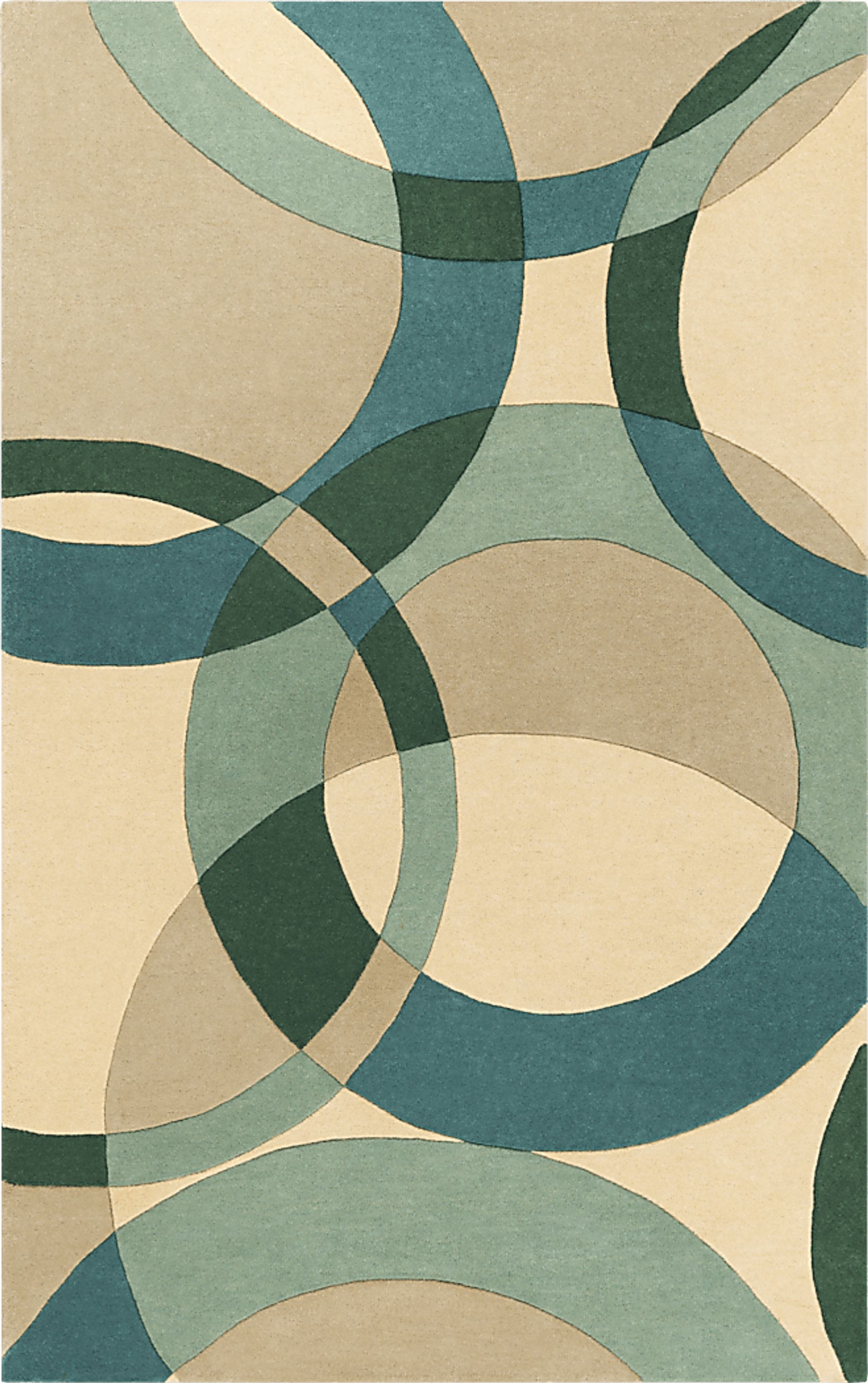 Avere Teal 6' x 9' Rug - Image 1