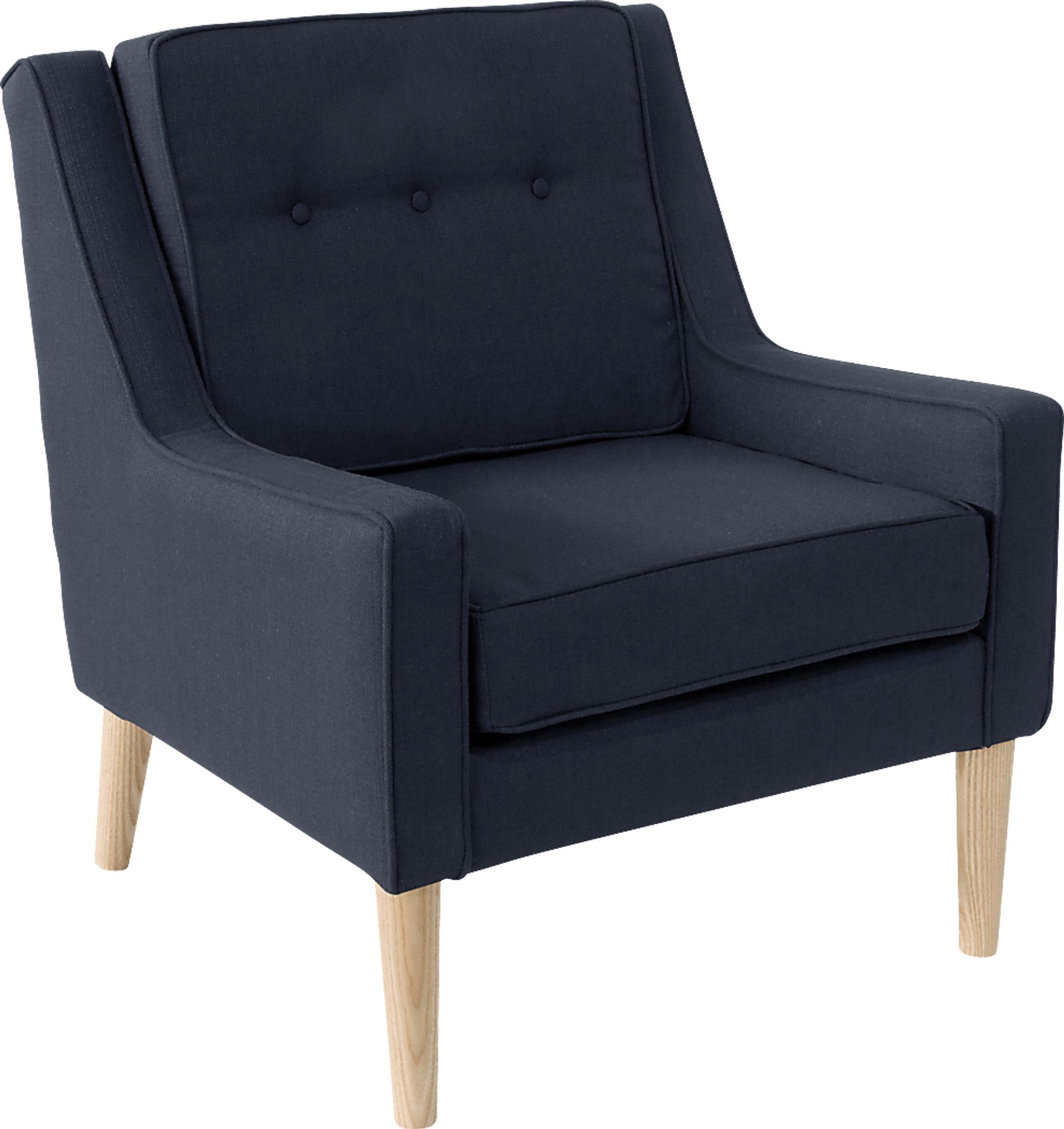 Averett Blue Accent Chair - Image 1