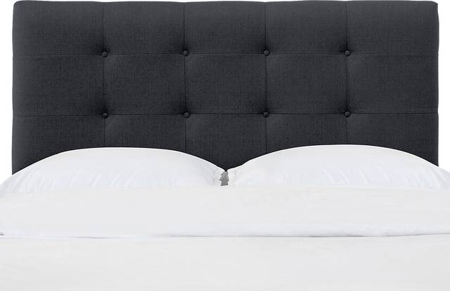 Averett Blue King Upholstered Headboard - Thumbnail - Image 2