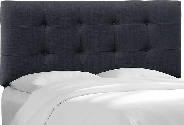 Averett Blue King Upholstered Headboard - Thumbnail - Image 1
