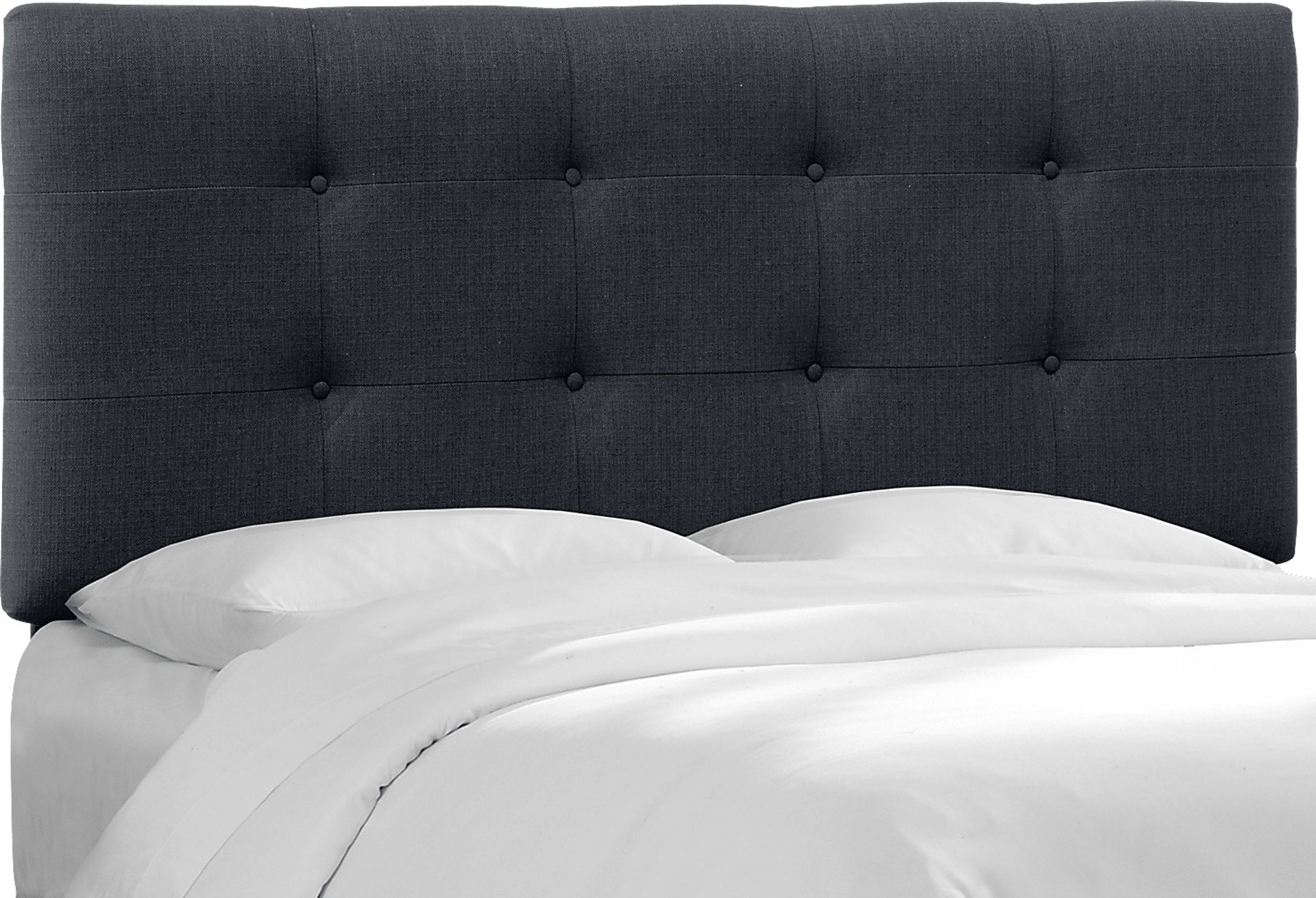 Averett Blue King Upholstered Headboard - Image 1