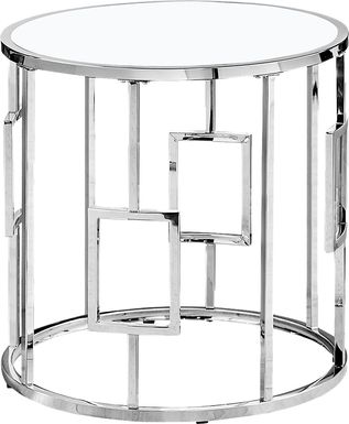 Averhoff Chrome Accent Table
