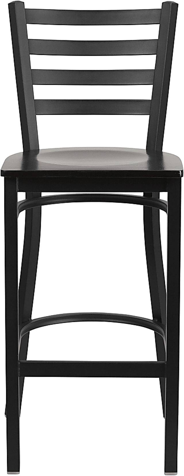 Averil Walnut Barstool - Thumbnail - Image 2