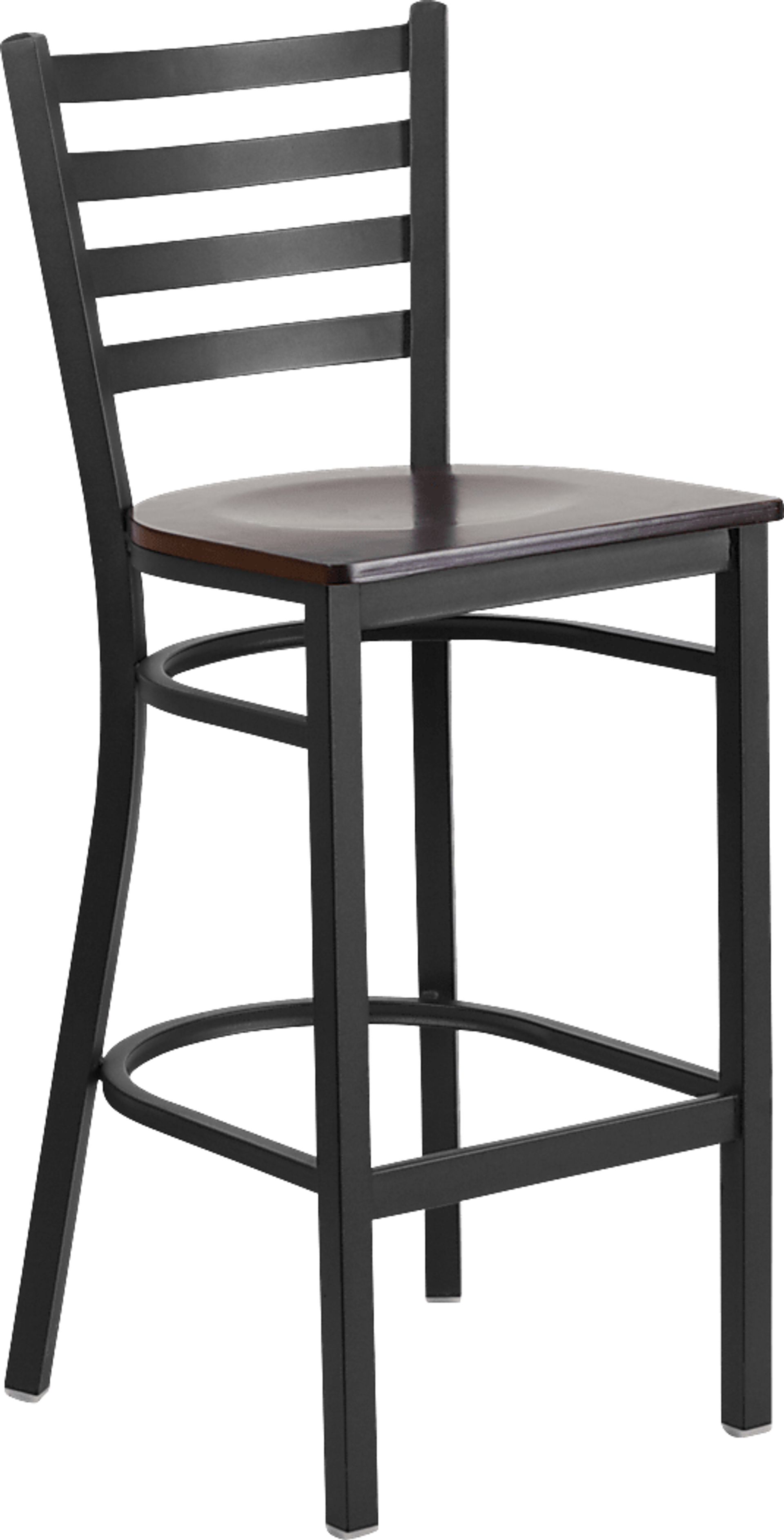 Averil Walnut Barstool - Image 1