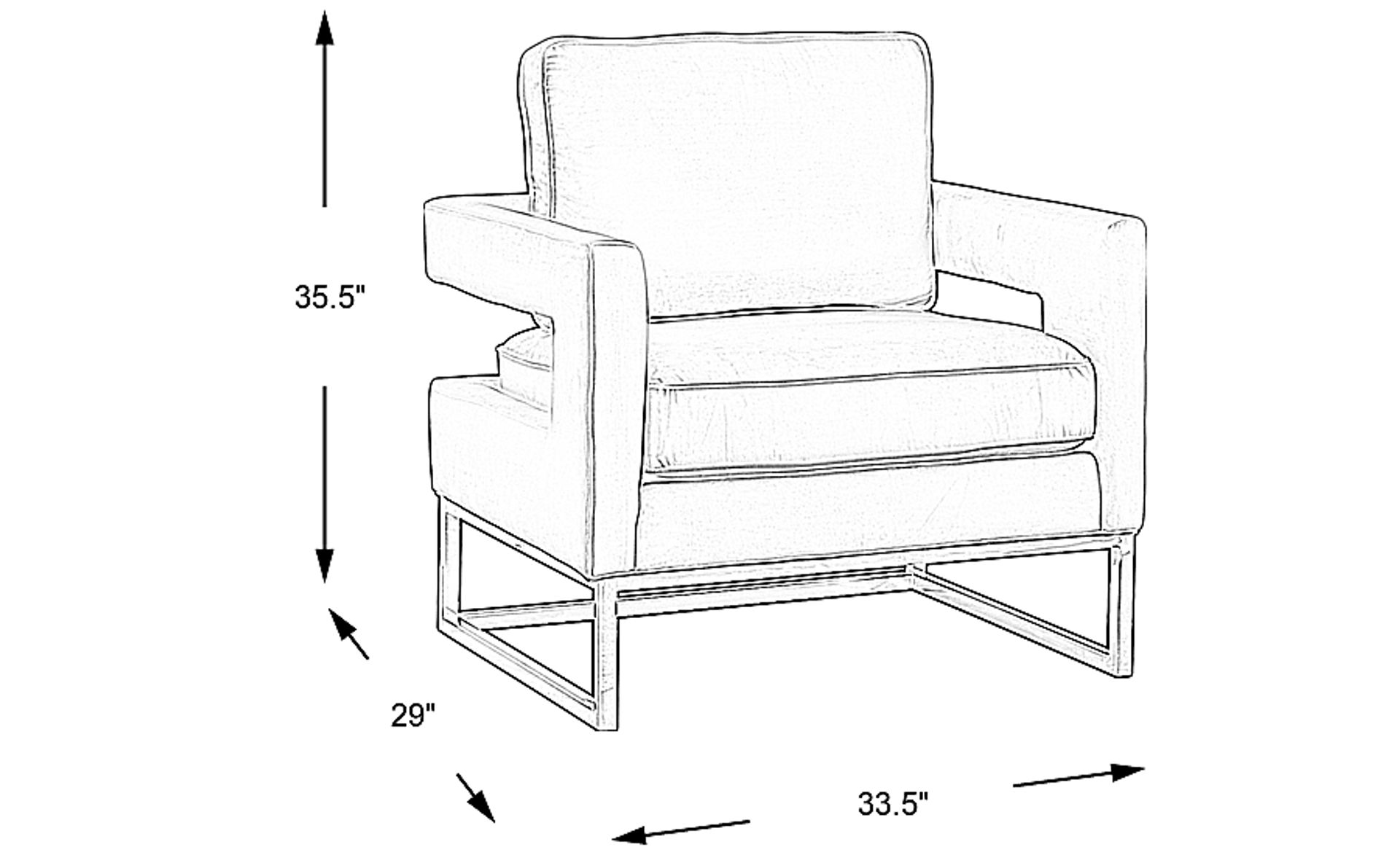 Dimension Image. Please refer to the Dimension Tab on this page for dimension details.