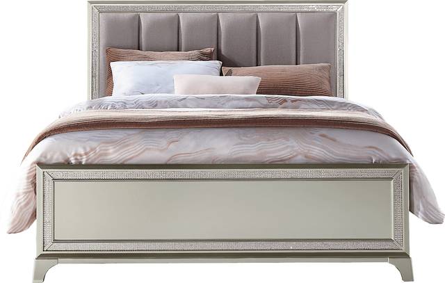 Avery Silver 5 Pc Queen Bedroom - Thumbnail - Image 3
