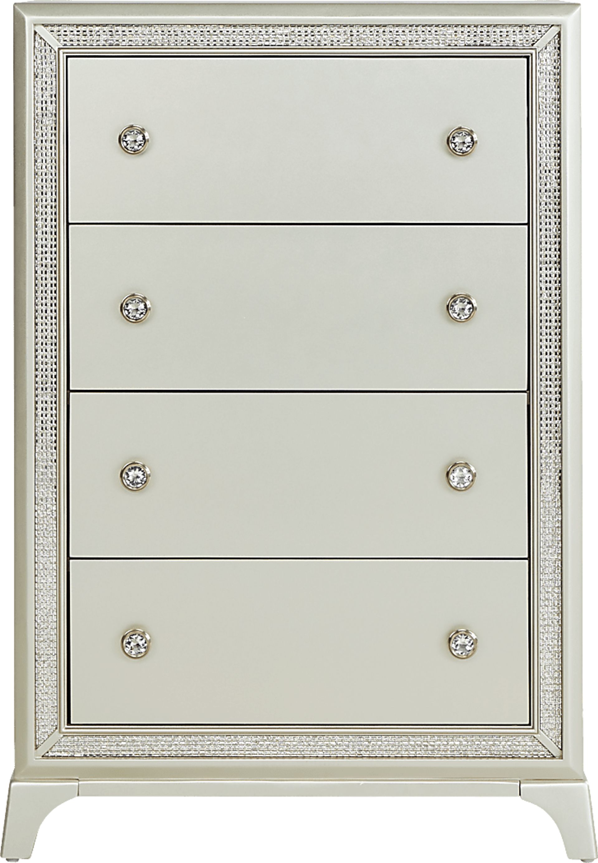 Avery Silver 5 Pc King Bedroom - Image 8