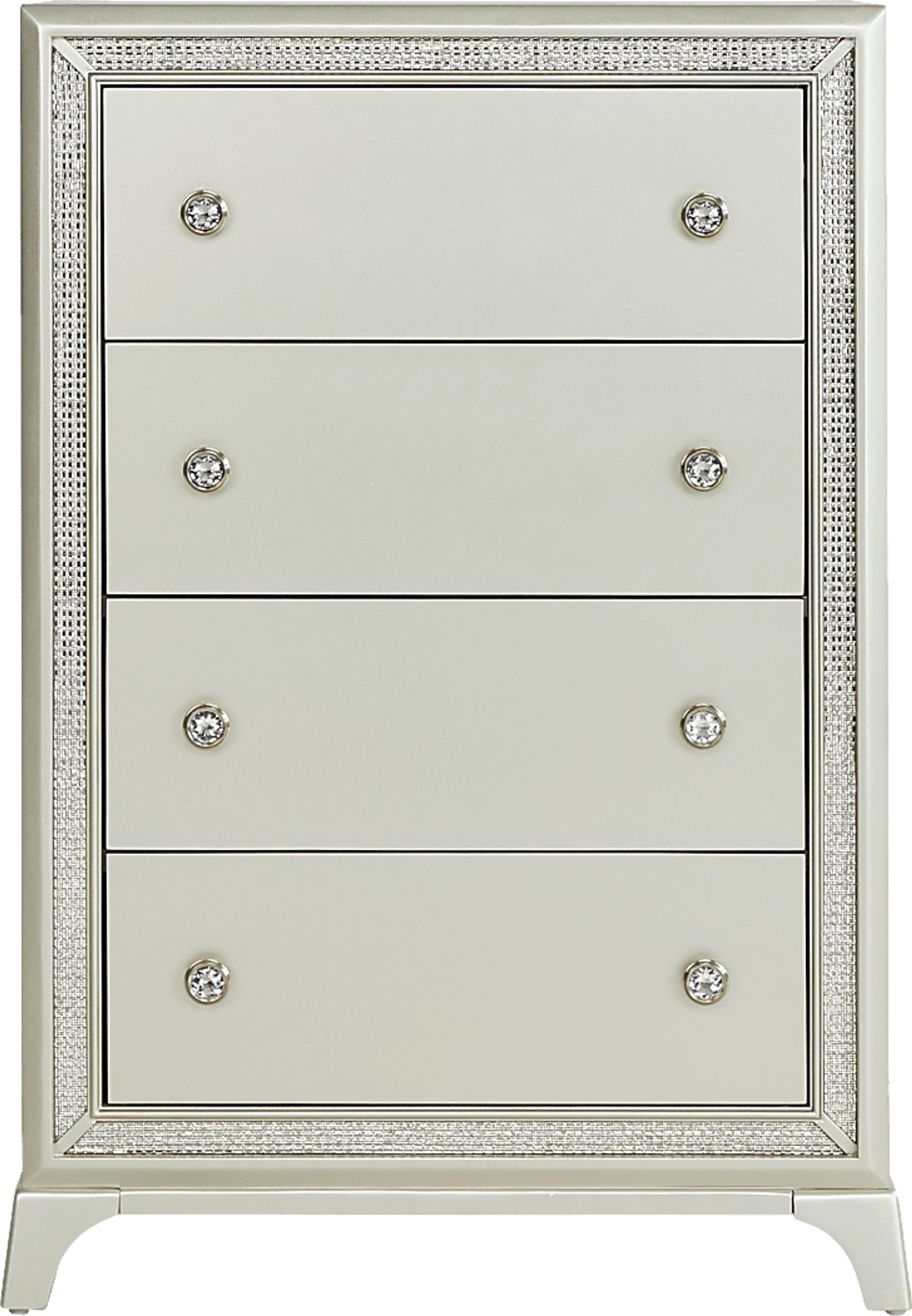 Avery Silver 5 Pc King Bedroom - Image 8