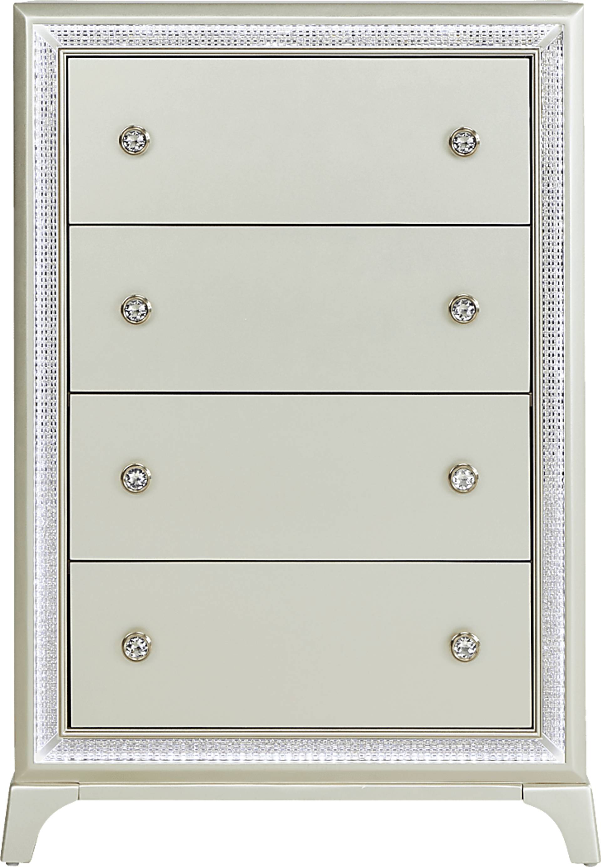 silver chest