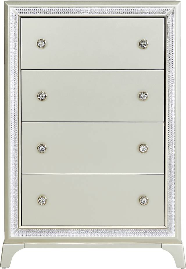 Avery Silver 5 Pc King Bedroom - Thumbnail - Image 7