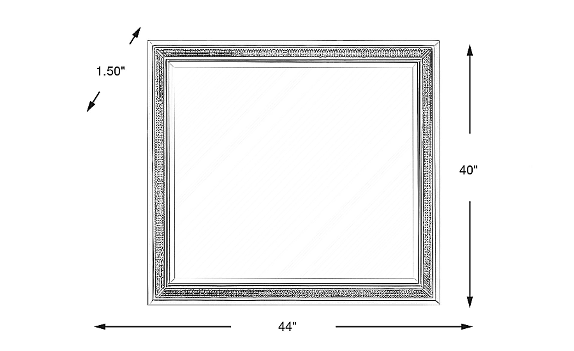 Dimension Image. Please refer to the Dimension Tab on this page for dimension details.