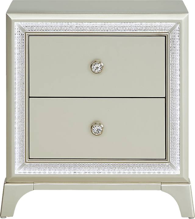Avery Silver 5 Pc King Bedroom - Thumbnail - Image 9