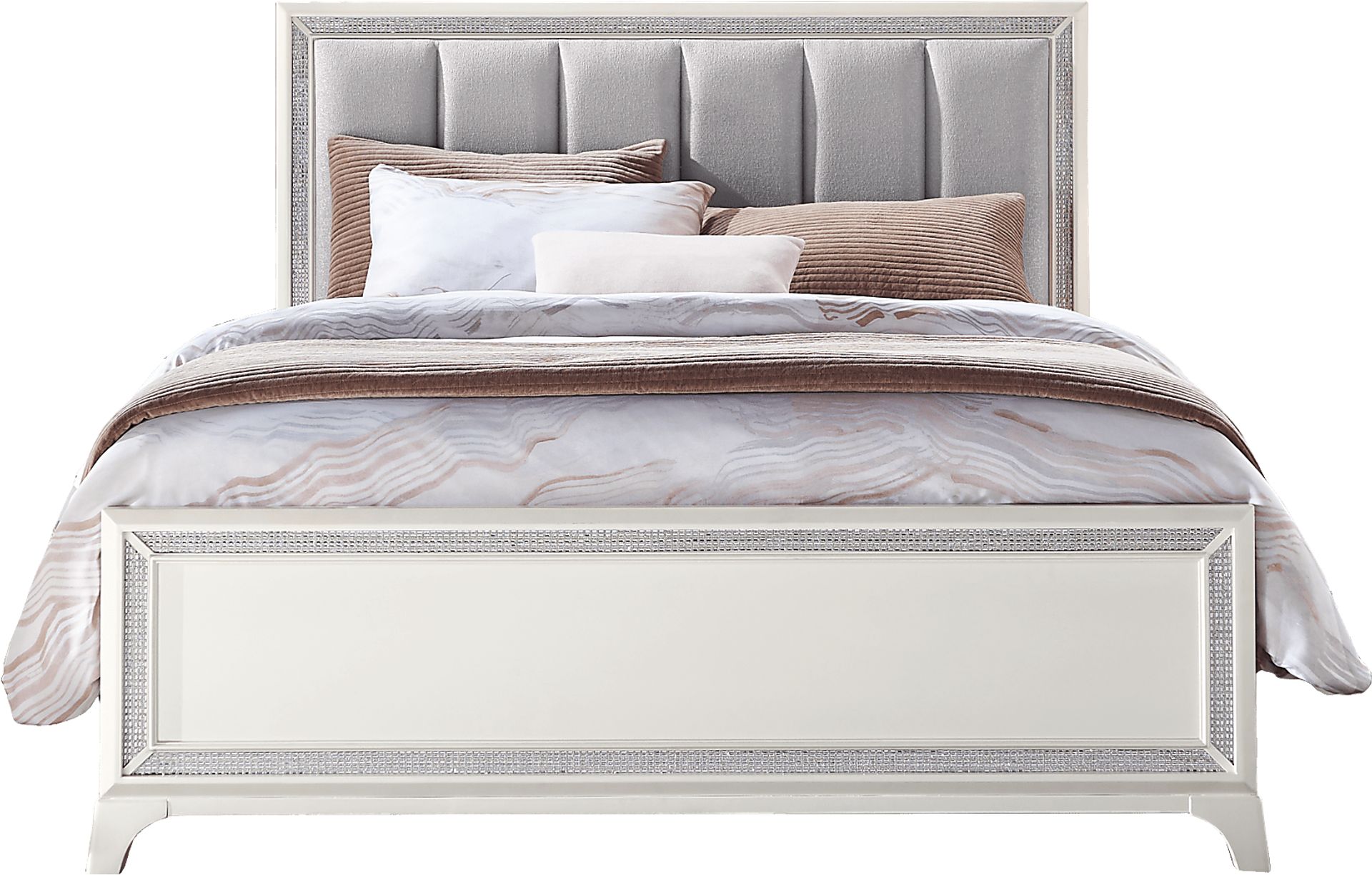 Avery White 5 Pc Queen Bedroom - Image 3
