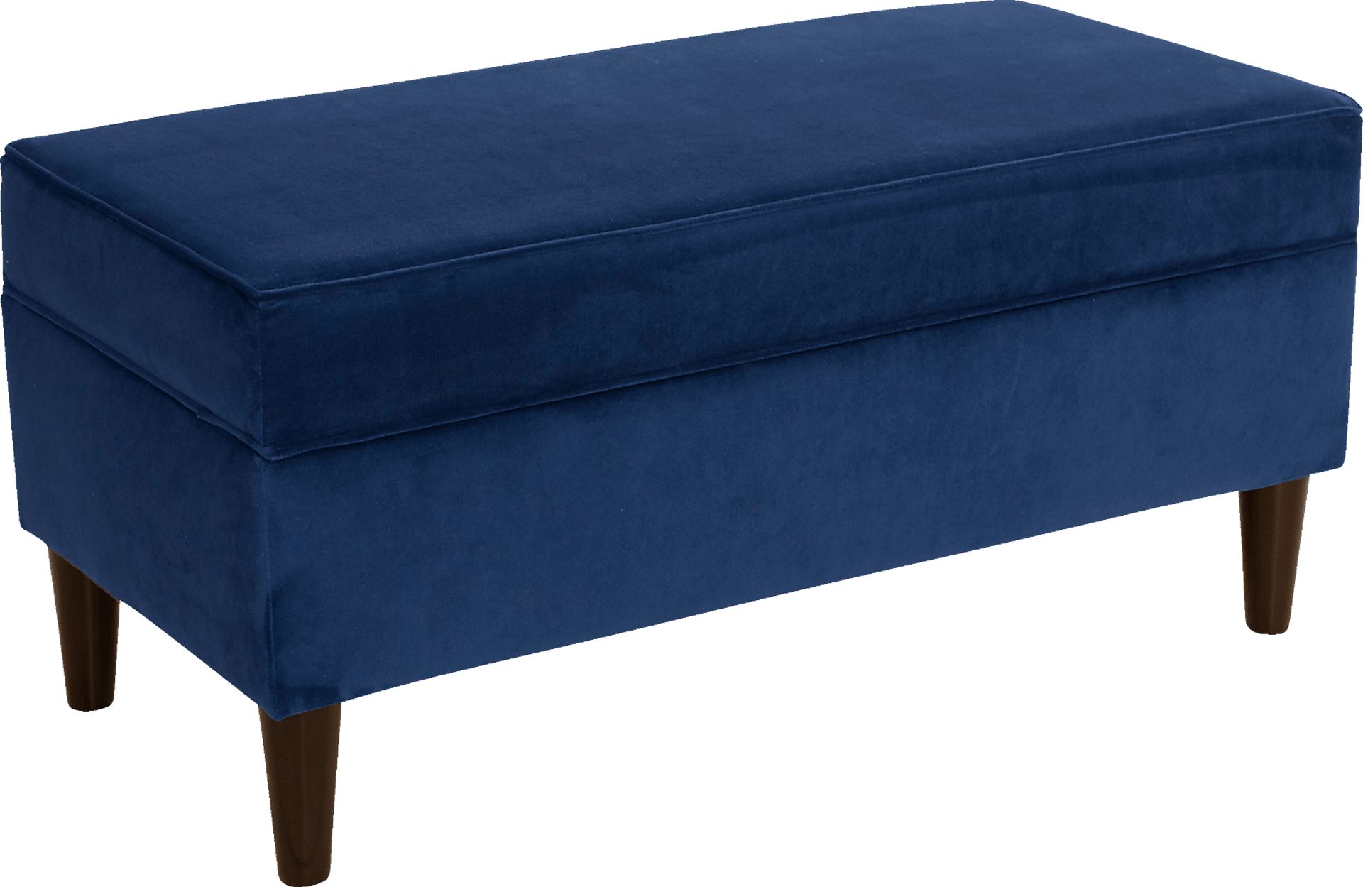 Aviana Navy Storage Bench - Image 1