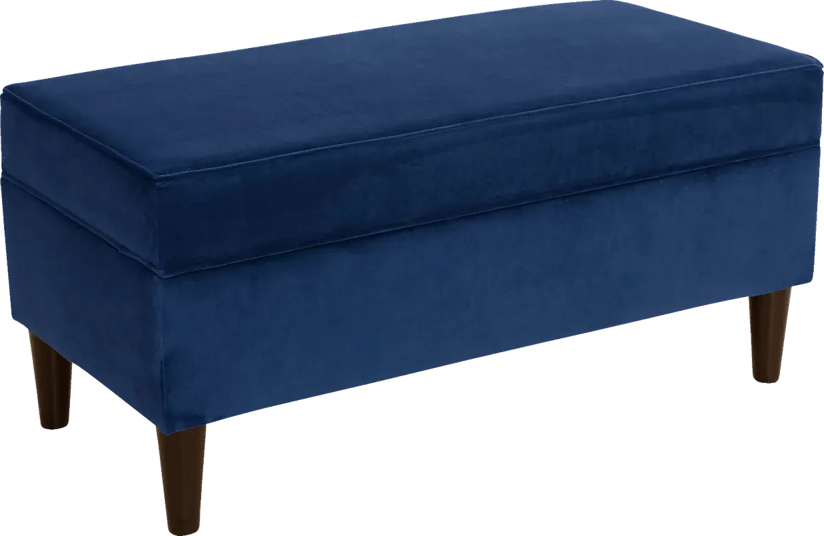 Aviana Navy Colors Storage Bench Rooms to Go