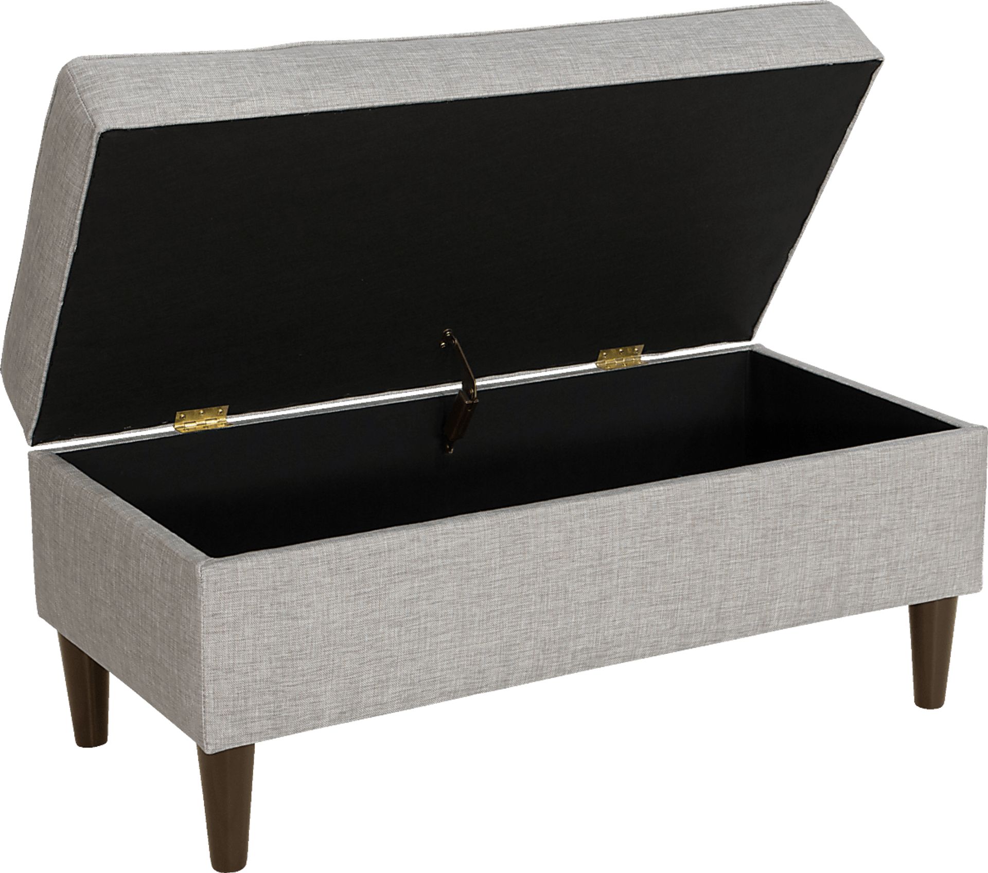 Aviana Pewter Storage Bench - Image 2