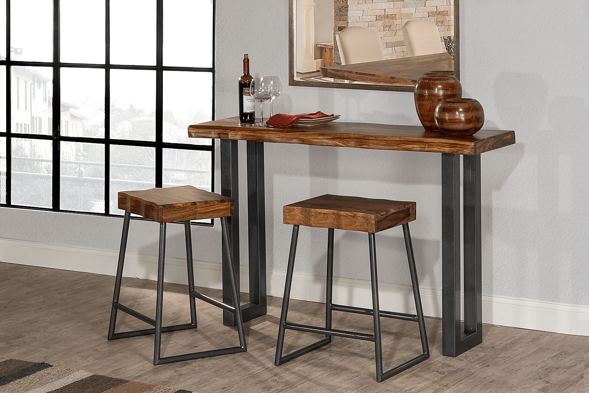 Aviemore Brown 3 pc. Sofa Table Set - Image 2