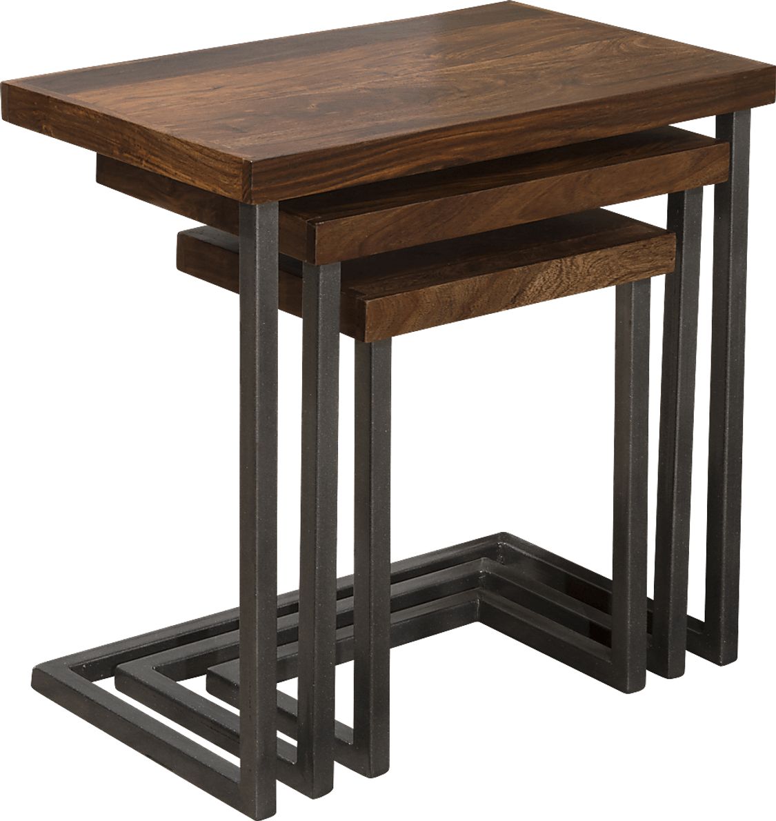 Aviemore Brown Nesting Tables, Set of 3