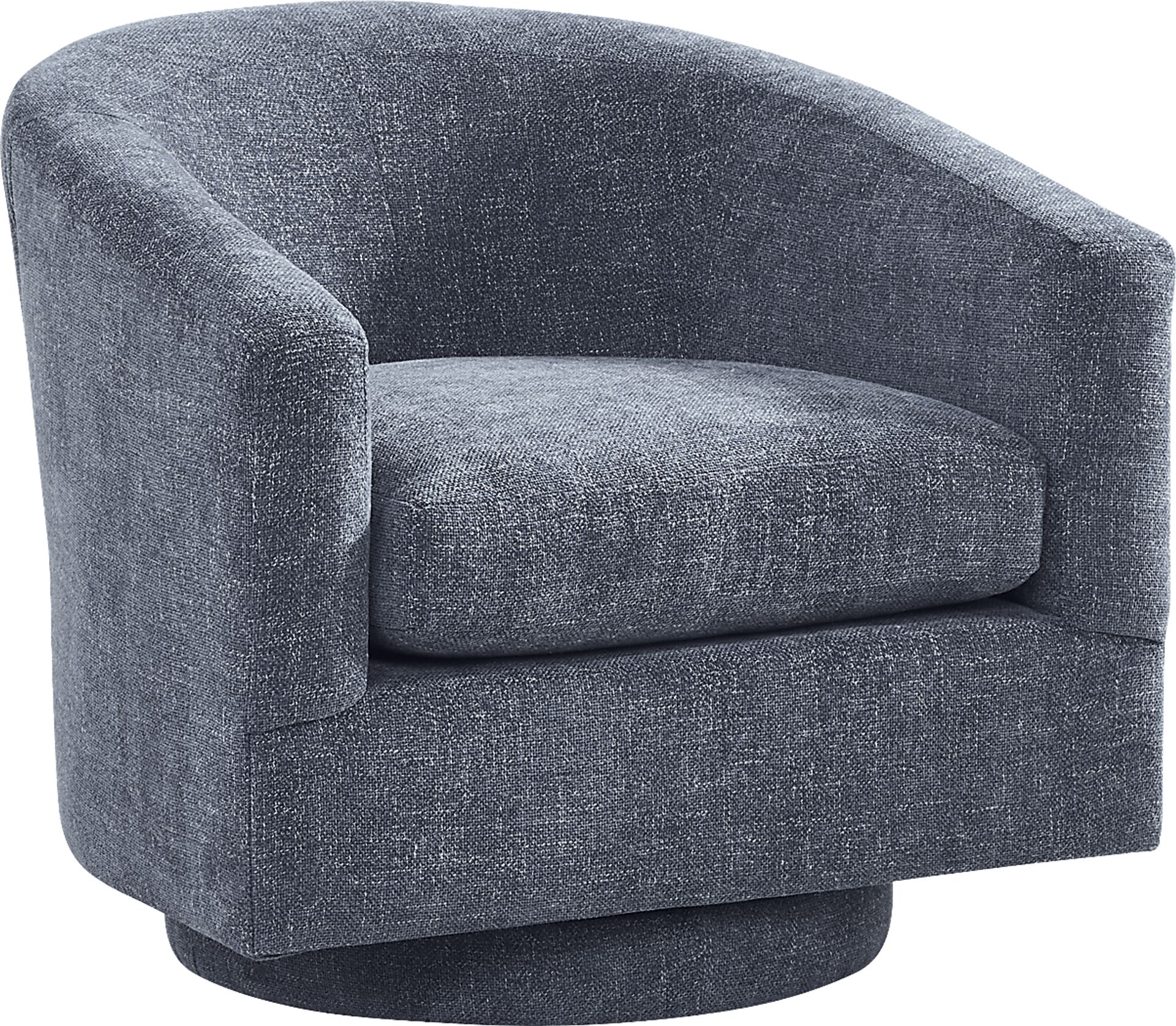 Avila Indigo Swivel Chair - Image 1