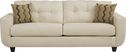 Avila Loft 2 Pc Beige Microfiber Living Room Set With Sofa, Loveseat ...