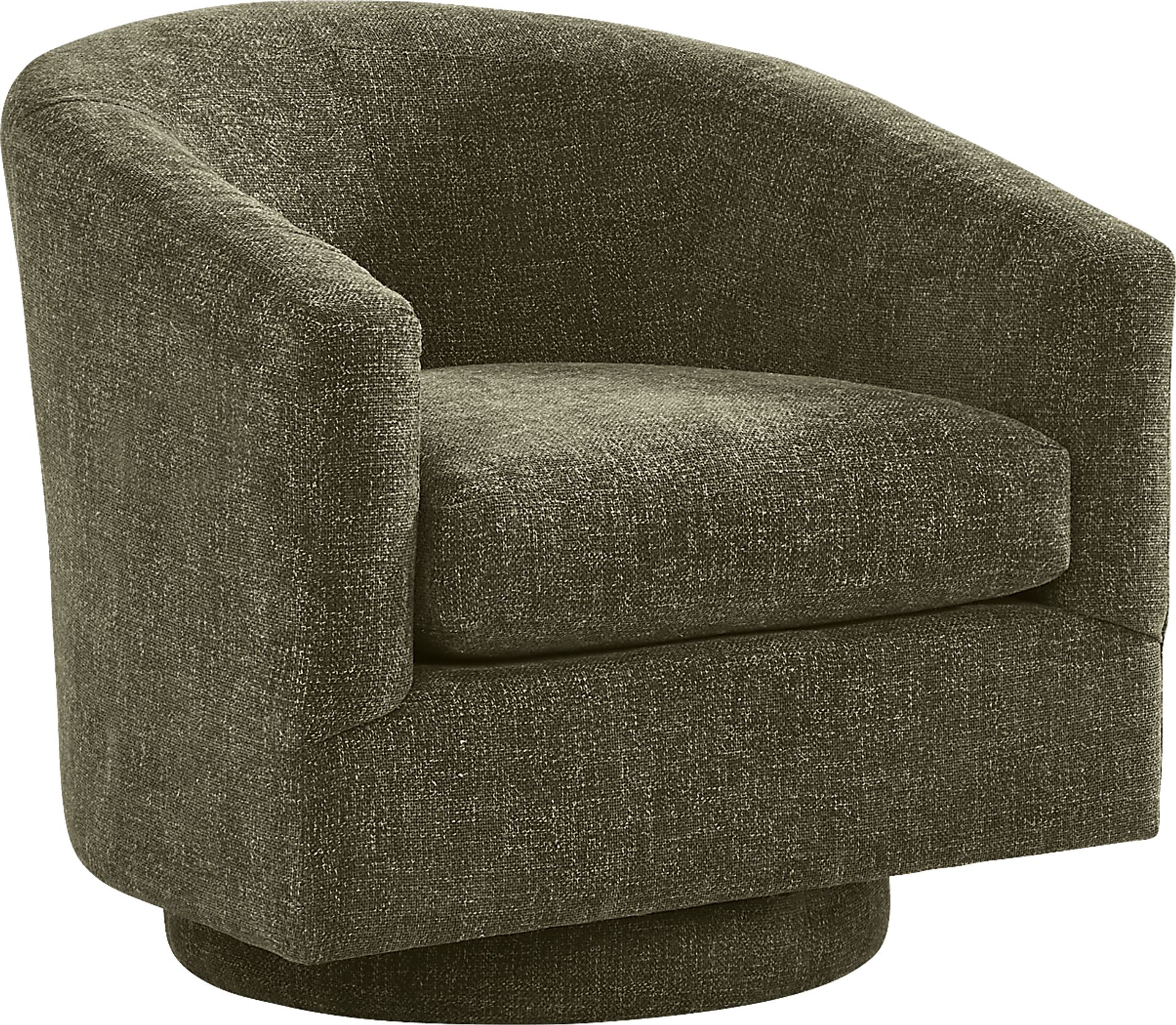 Avila Olive Swivel Chair - Image 1