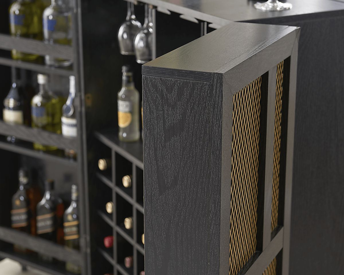 Avilla Black Black,Colors Server | Rooms to Go