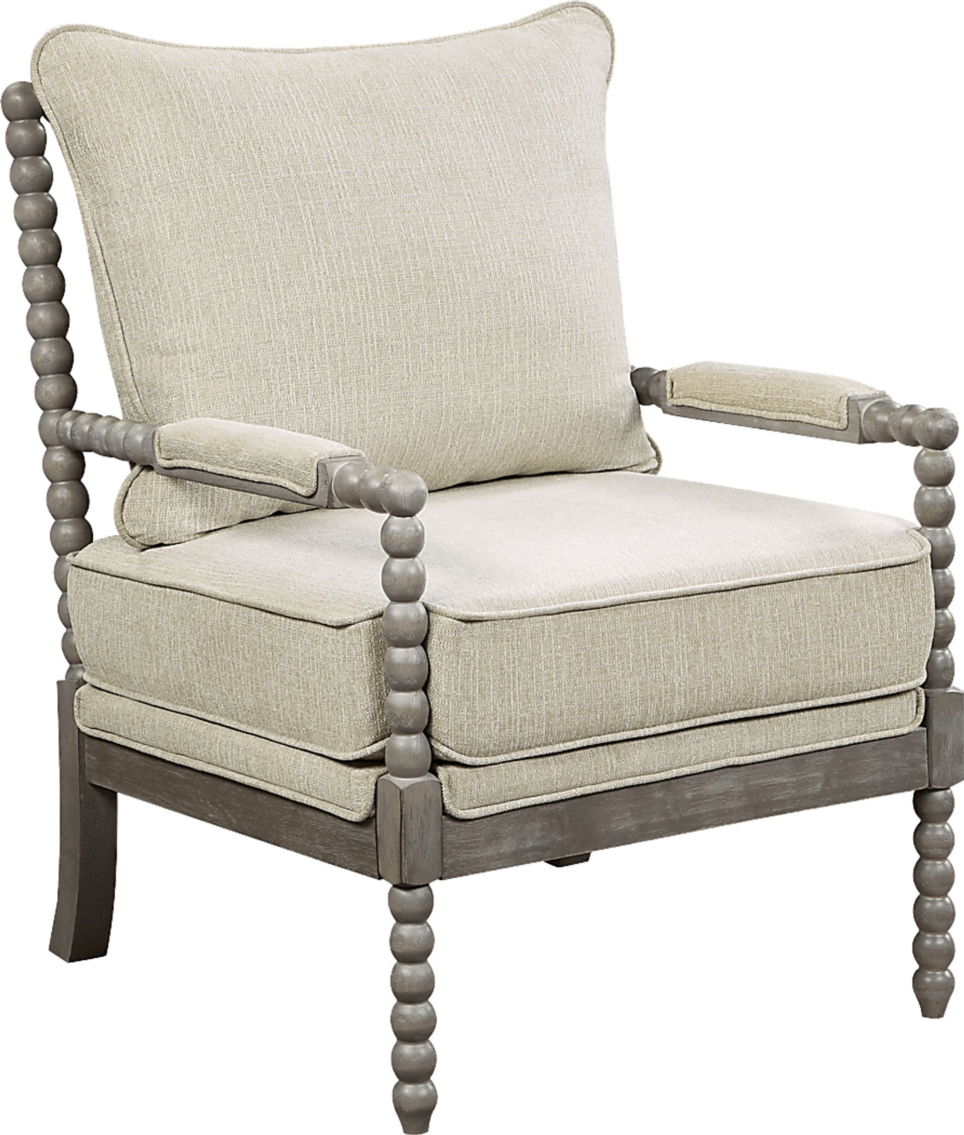 Avinelle Beige Accent Chair - Image 1
