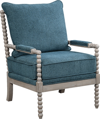 Avinelle Blue Accent Chair