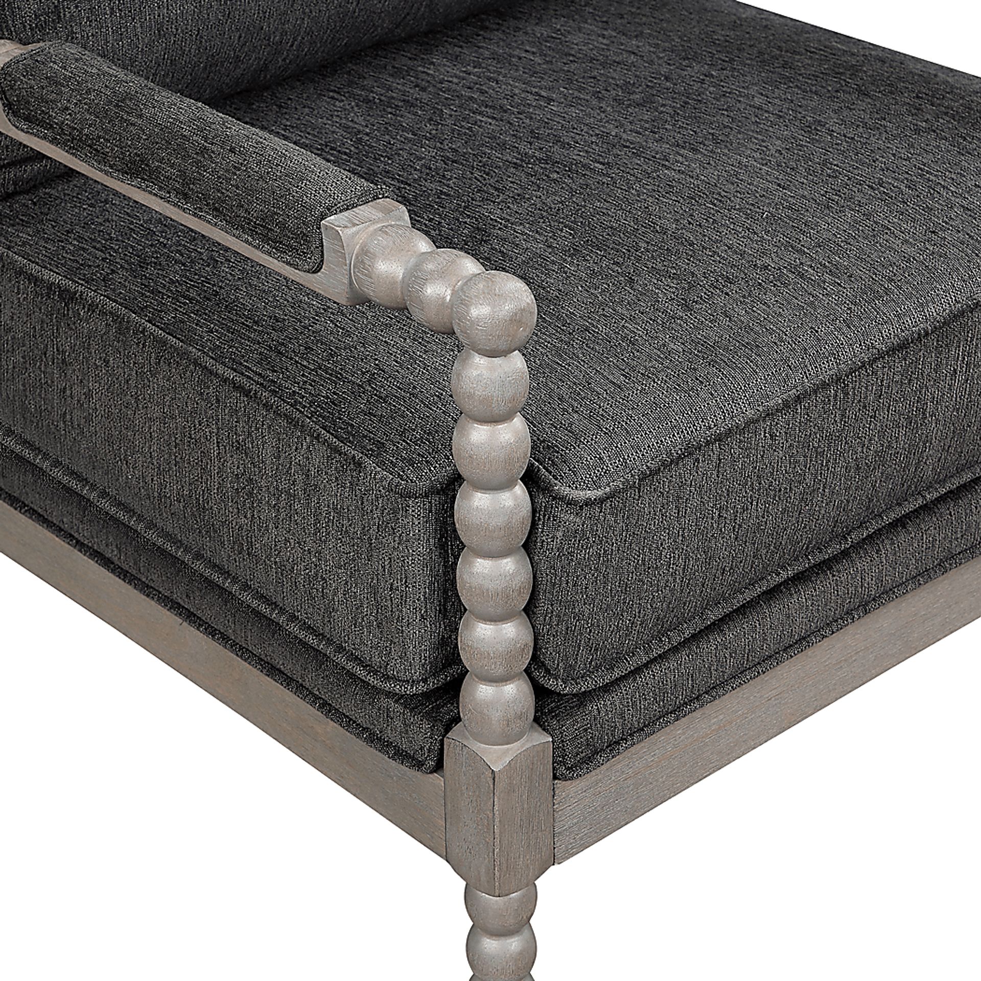 Avinelle Dark Gray Accent Chair - Image 7