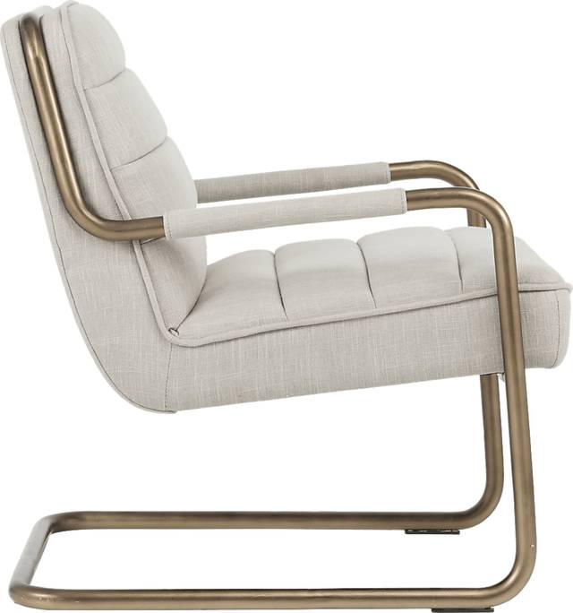 Avinyo Beige Accent Chair - Thumbnail - Image 2