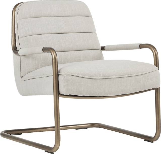 Avinyo Beige Accent Chair - Thumbnail - Image 1