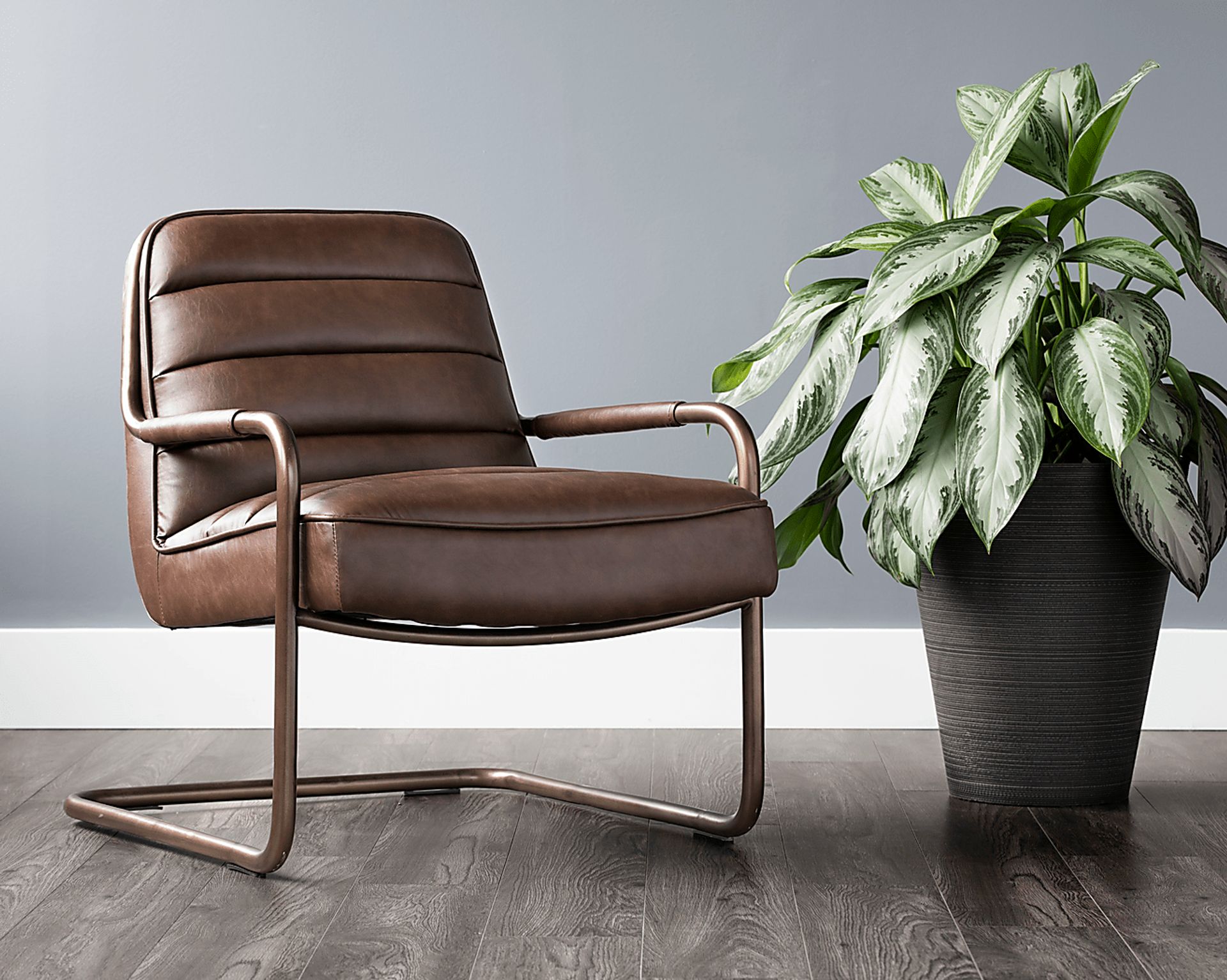 Avinyo Brown Accent Chair - Image 7