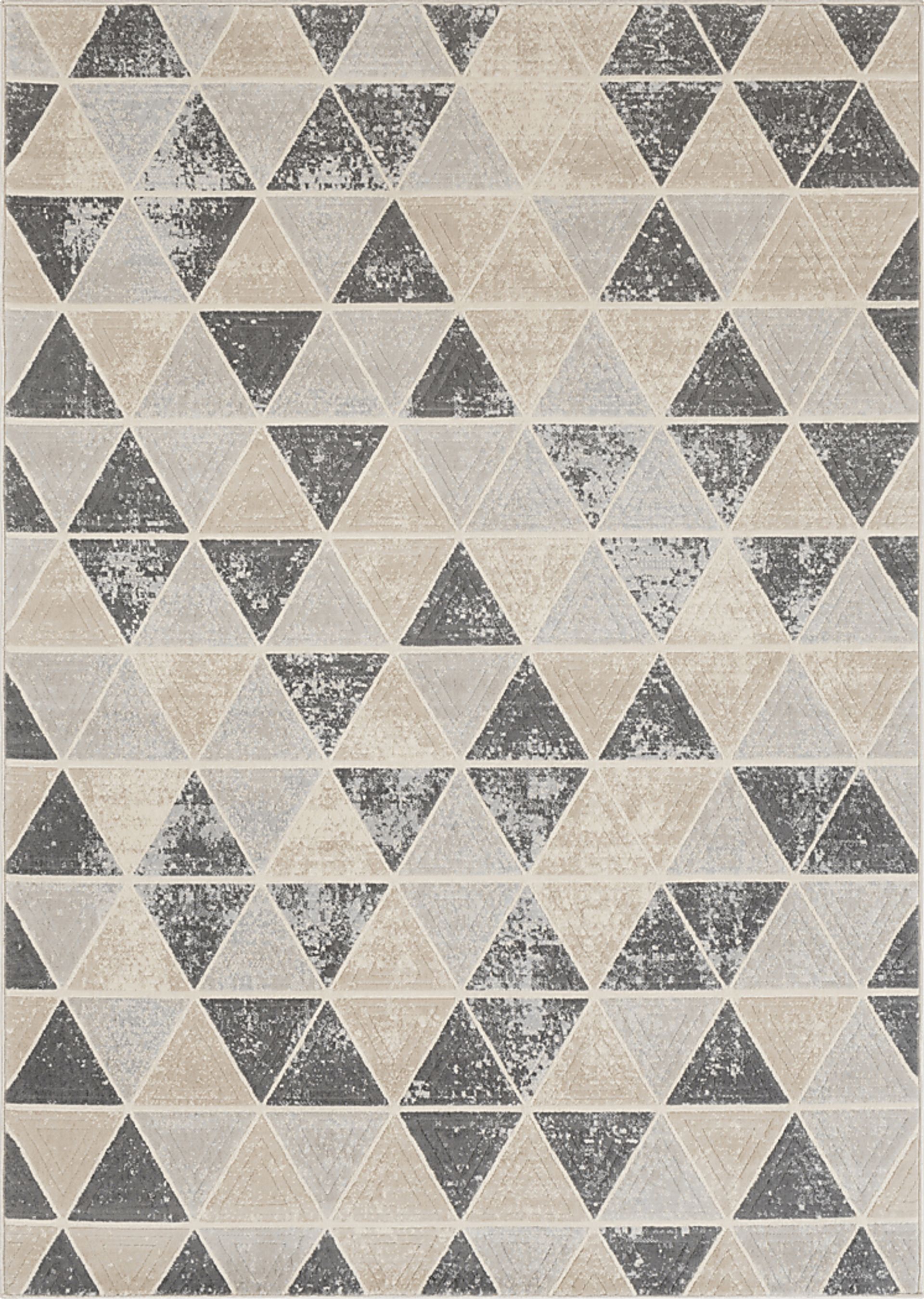 Aviral Gray 5'3 x 7'3 Rug - Image 1