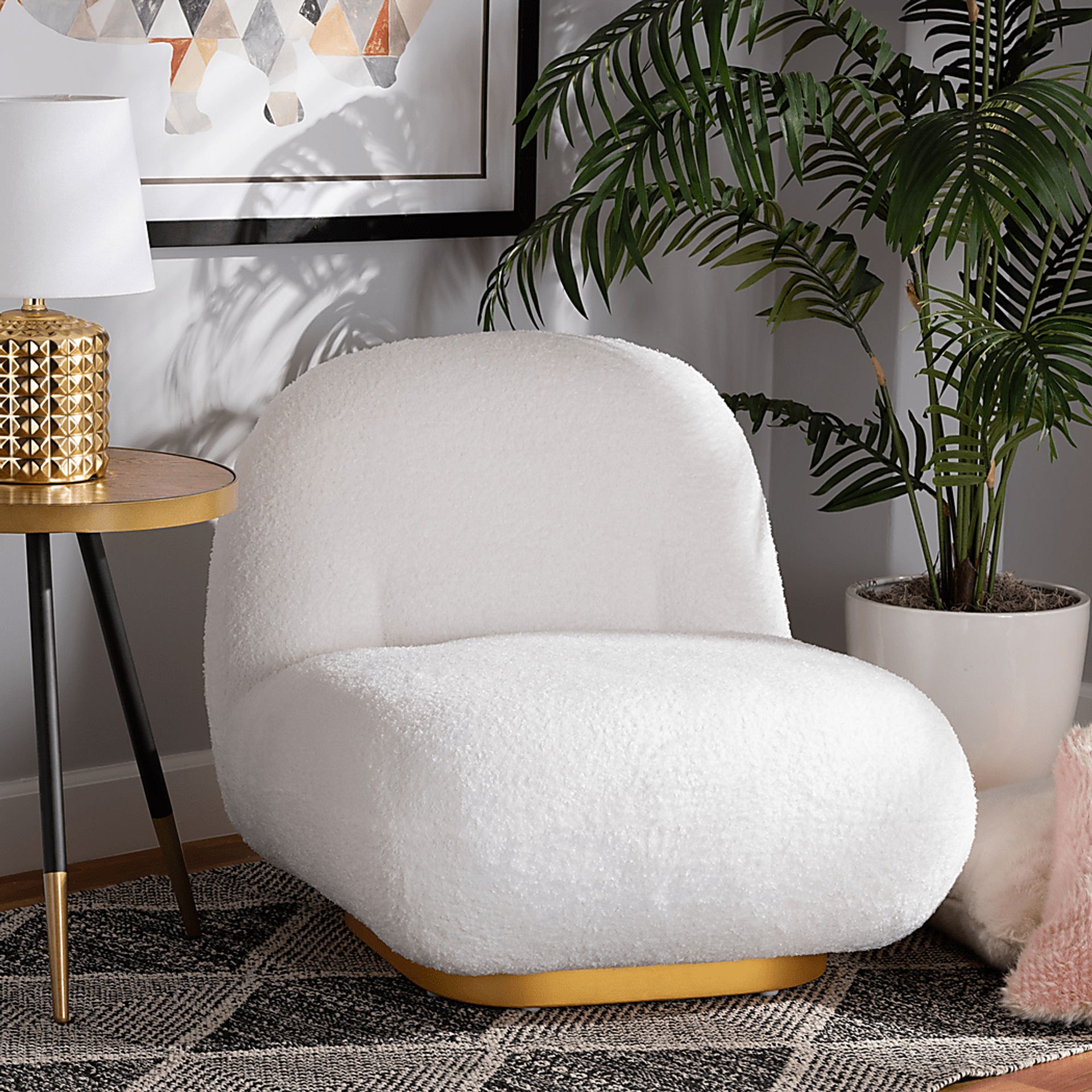 Avisan White Accent Chair - Image 7