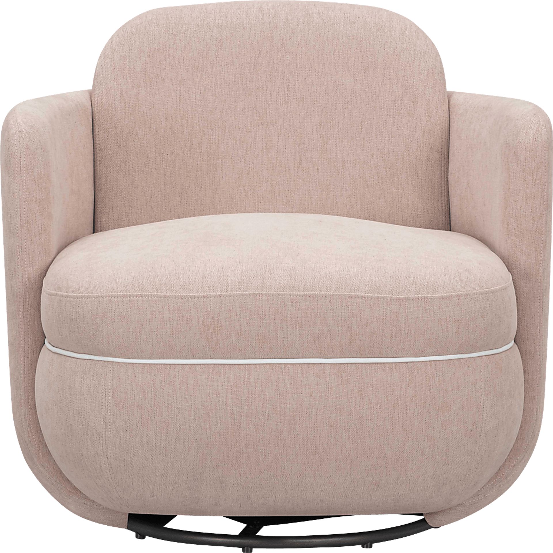 Avishan Pink Swivel Accent Chair - Image 4