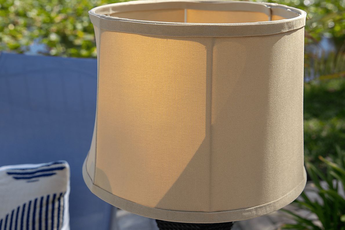 Avon Island  Black Outdoor Table Lamp