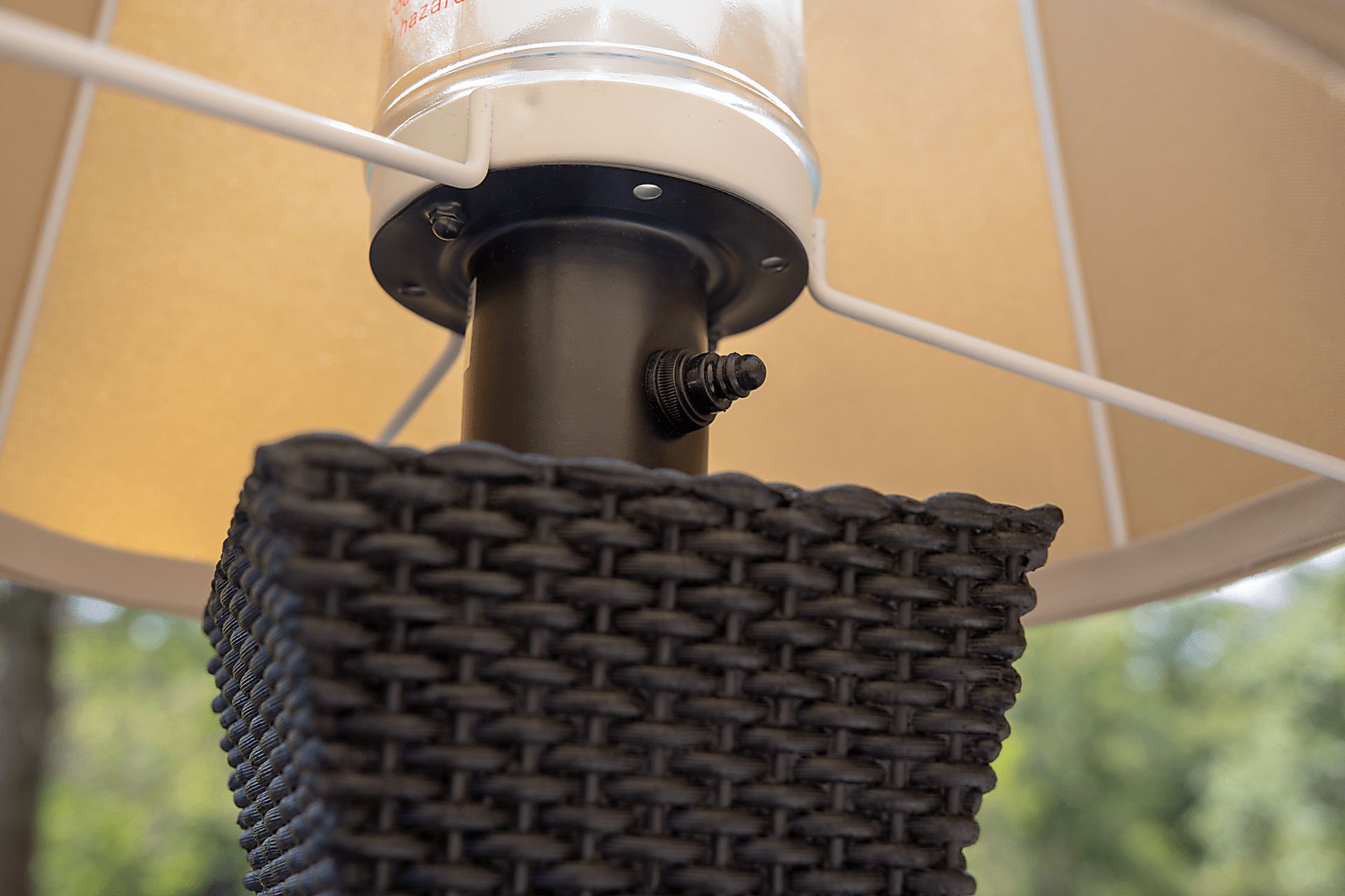 Avon Island  Black Outdoor Table Lamp - Image 6