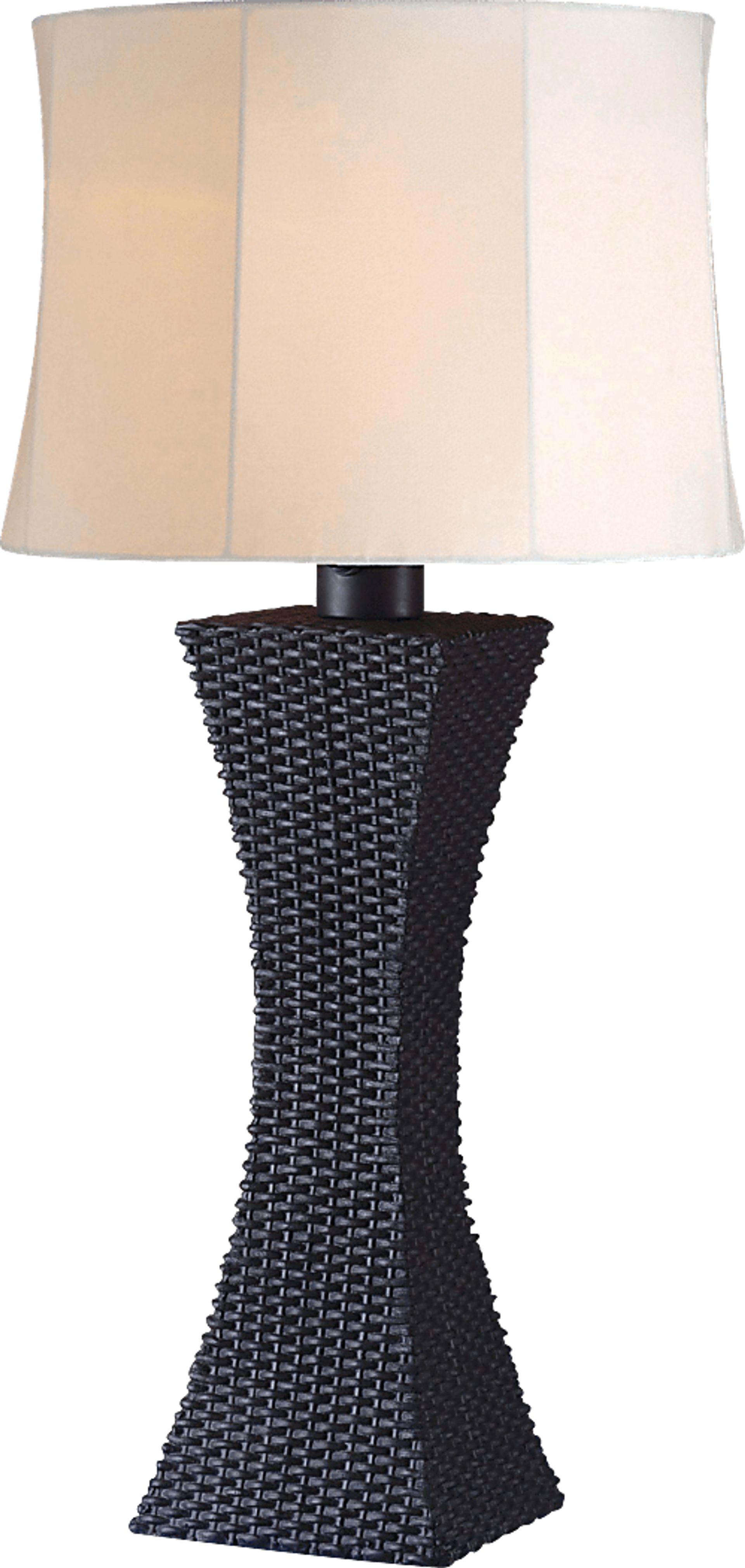 Avon Island  Black Outdoor Table Lamp - Image 1