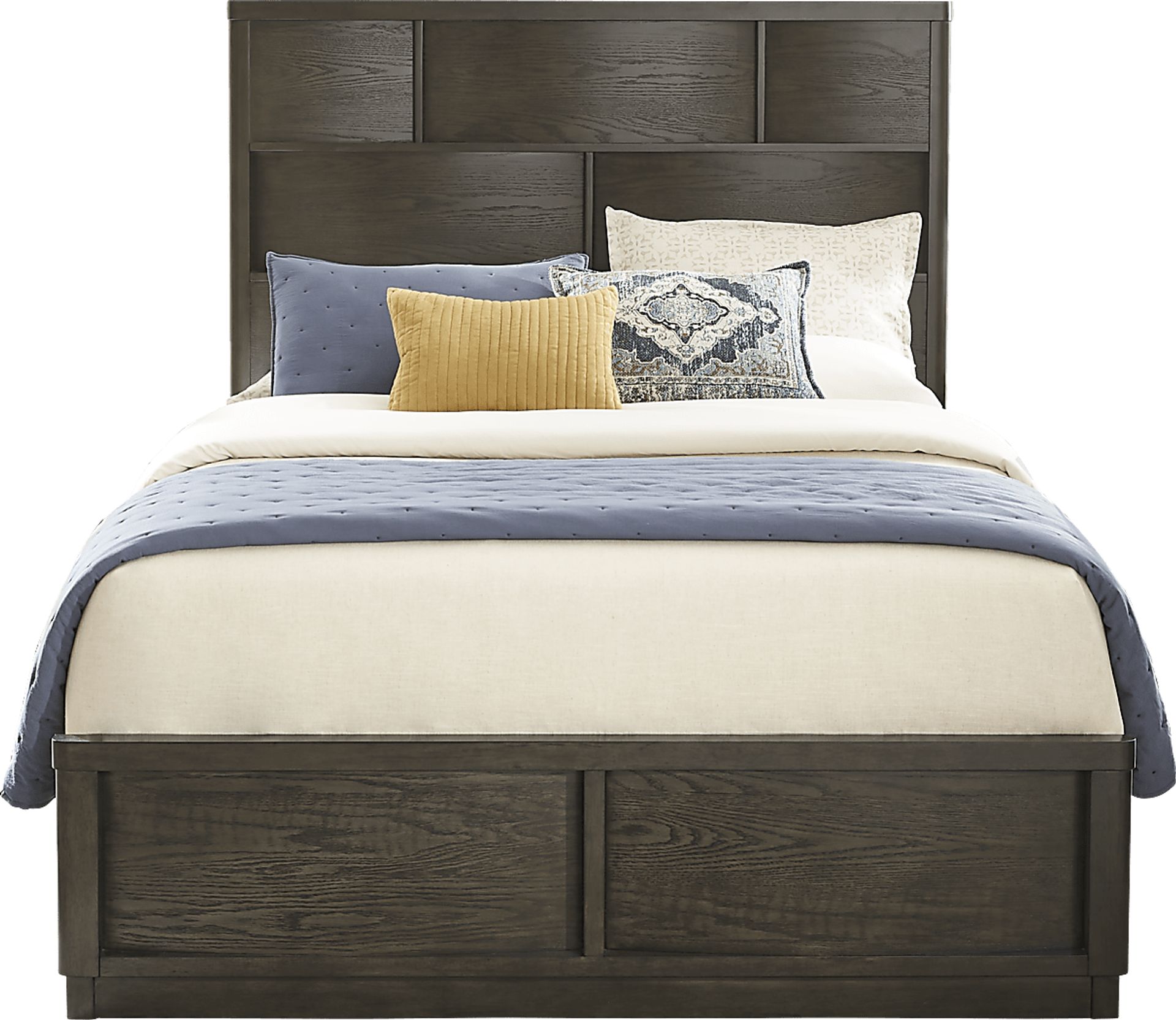 Avona Place Brown 5 Pc King Panel Bedroom - Image 2