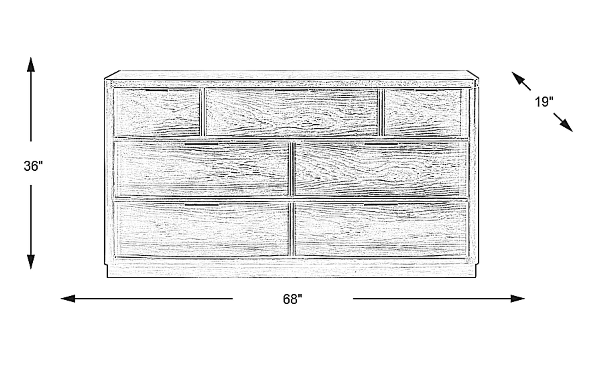 Dimension Image. Please refer to the Dimension Tab on this page for dimension details.